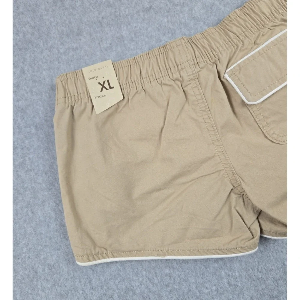 Old Navy Shorts Girls Size XL (12-14) Stretch Pull On Khaki NWT